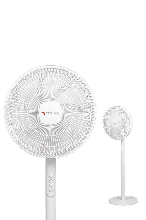 SF-01 Siyah Ayarlanabilir Ayaklı 14'' İnc 45W 3 Kademeli 7 Pervaneli Vantilatör Fan - 4