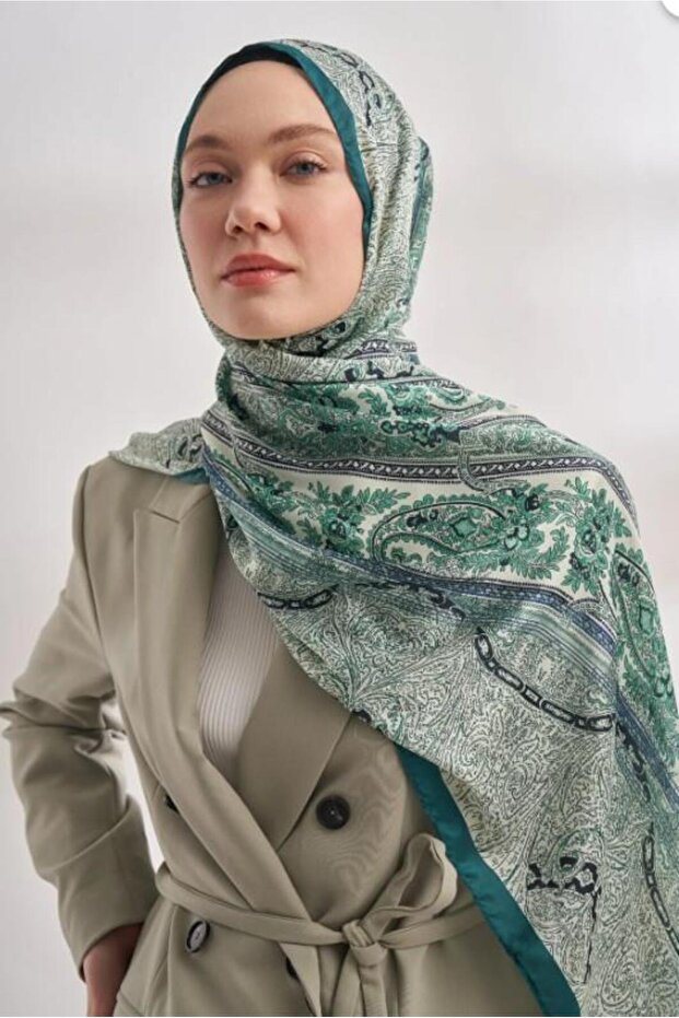 Imported Voile Nuit Pattern Shawl 04463-Smber