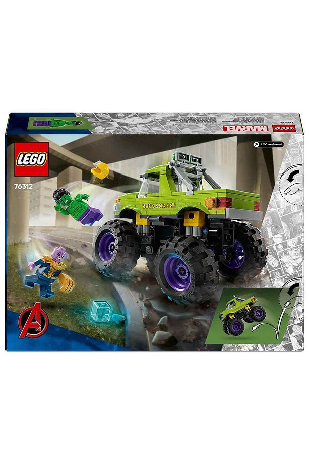 Marvel Hulk Kamyonu, Thanos'a Karşı 76312 - 7 Yaş ve Üzeri Çocuklar için Süper Kahraman - 4