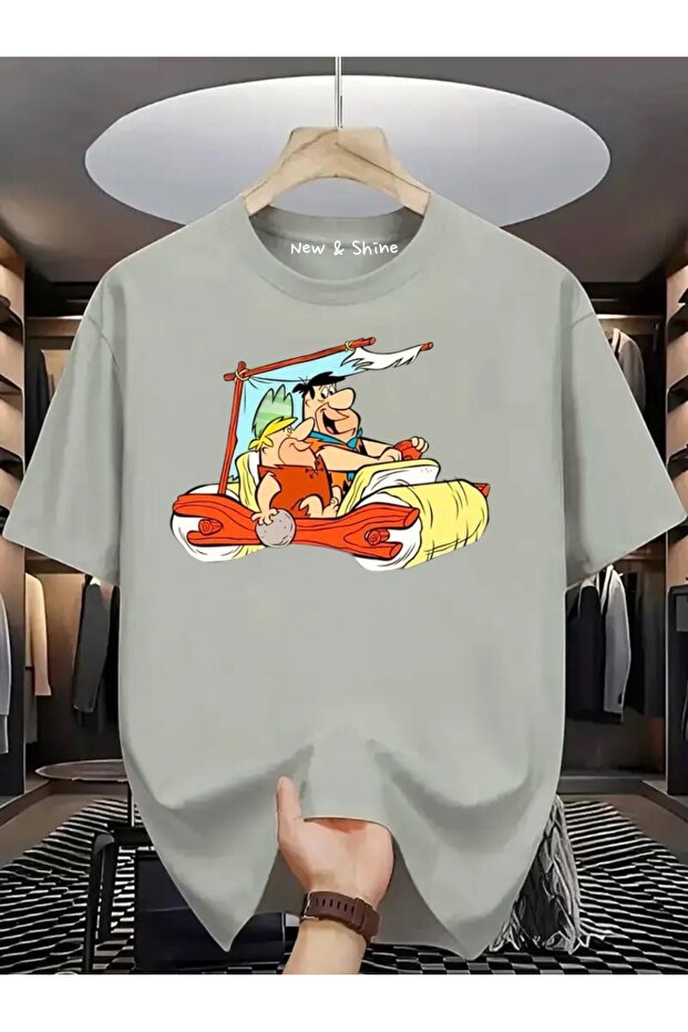 Flintstone Printed Oversize T-Shirt