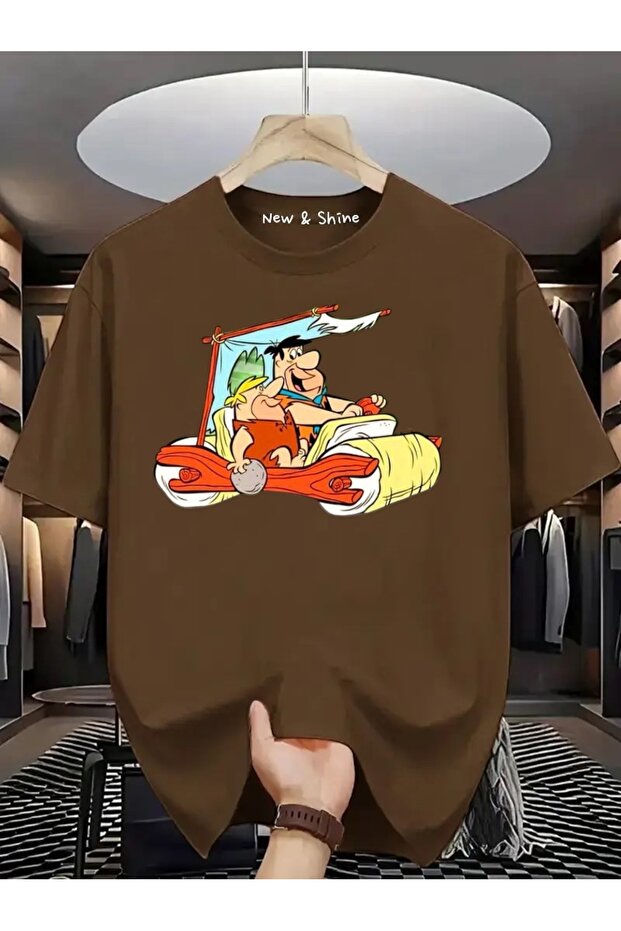 Flintstone Printed Oversize T-Shirt