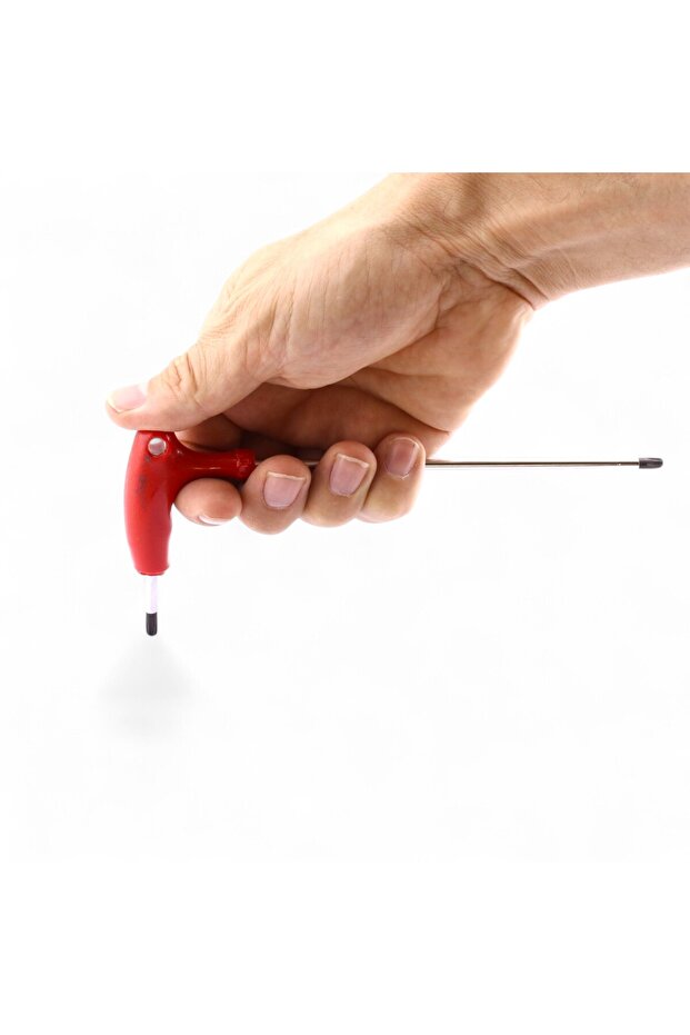 T20 Torx T Tipi Allen Anahtar TT020 – Uzun Saplı Çelik Tornavida Yıldız Lokma Uyumlu - 4