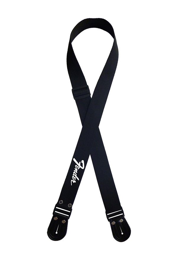 Gitar Askısı Siyah Renk (KAYIŞ) Tüm Gitarlara Uyumlu Fender Baskılı - 1