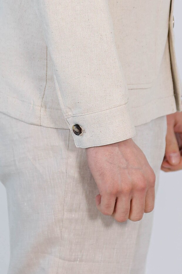 /tek Ceket/ Ekru - 6