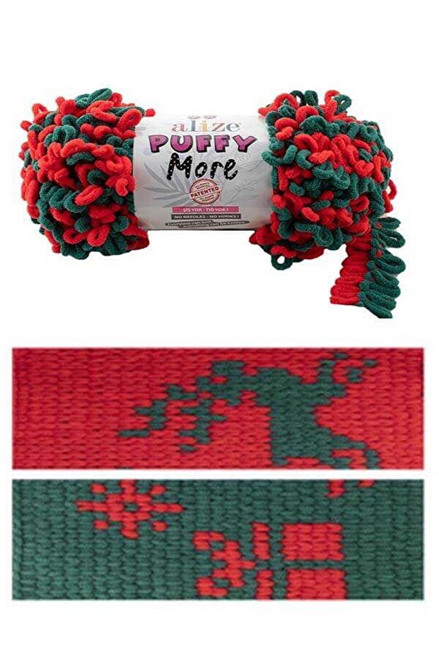 Puffy More El Örgü Ipi Ipliği Yünü - 1