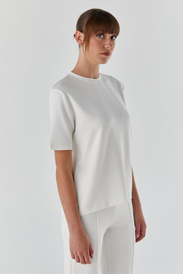 Basic Tshirt Ecru - 2