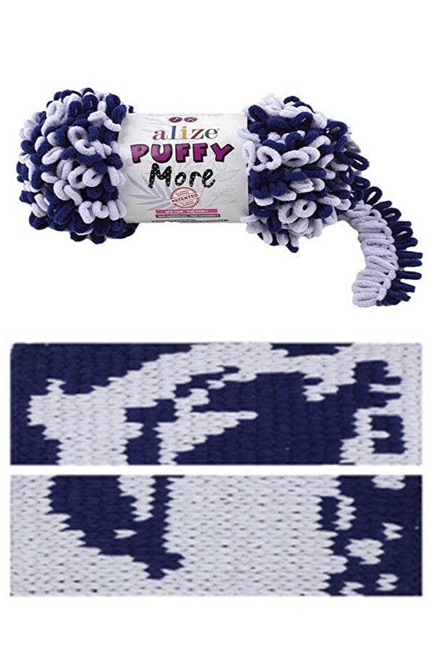Puffy More El Örgü Ipi Ipliği Yünü - 1