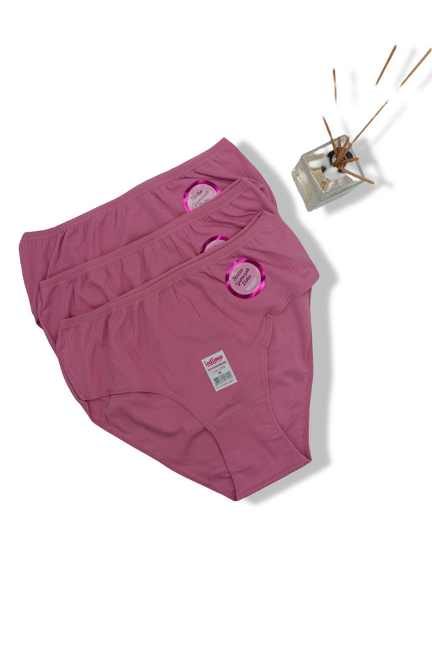 100% Cotton Women's Reported Tie 3-Piece High Waist Bato