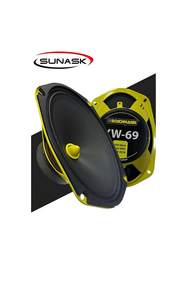 XW-69-900WMAX-150W RMS-6''X9''-OVAL MİDRANGE HOPARLÖR-2 ADETTİR - 3