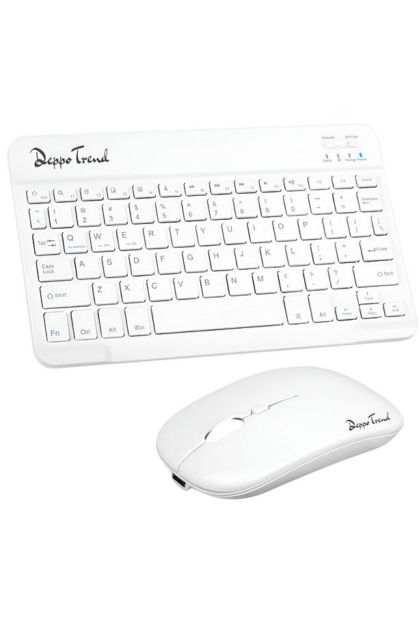PC/Notebook/Macbook Uyumlu Kablosuz Şarj Edilebilir Klavye Mouse Seti Sessiz Türkçe Karakter Klavye - 2