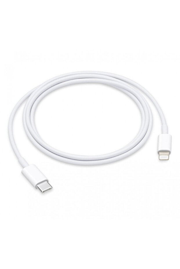 كيبل إلى USB-C بطول 1 متر للشحن السريع والمزامنة بلون أبيض