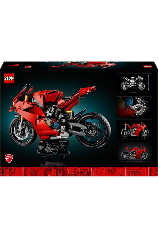 ® Technic Ducati Panigale V4 S Motosiklet 42202 - 18+ Yaratıcı Model Yapım Seti (1603 Parça) - 5