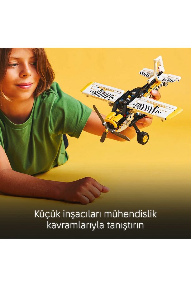 ® Technic Arazi Uçağı 42198 - 8+ Koleksiyonluk Yaratıcı Oyuncak Model Yapım Seti (333 Parça) - 9