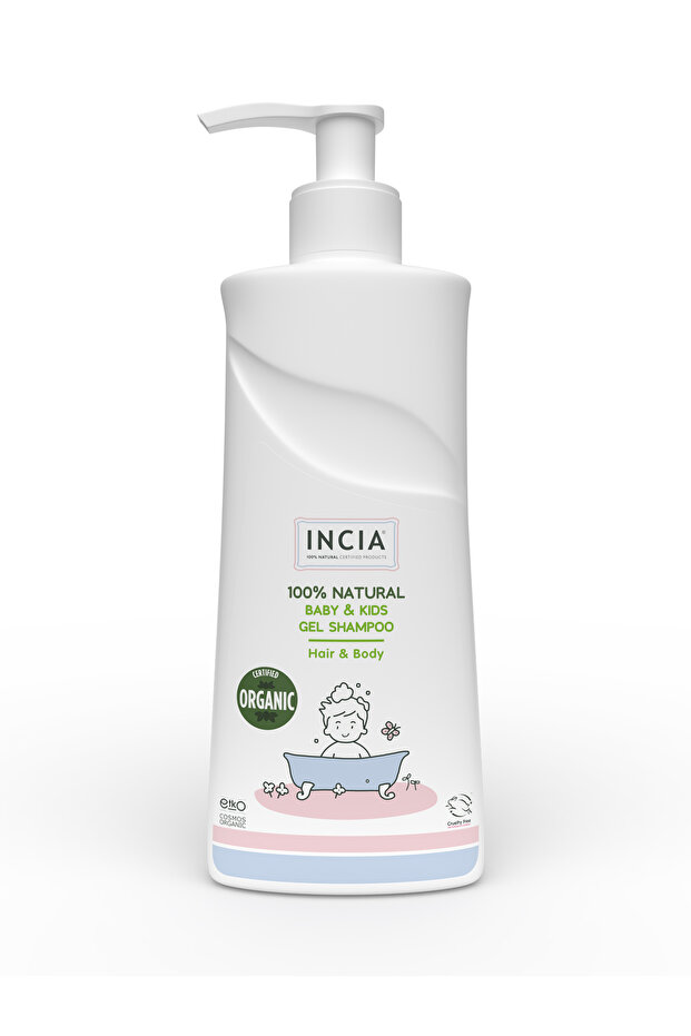 %100 Doğal Organik Sertifikalı Bebek ve Çocuk Jel Şampuanı Saç Vücut Lavanta Konak Önleyici 350 ml - 7