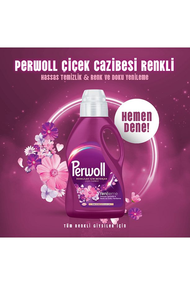 Sıvı Deterjan Yenileme Çiçek Cazibesi 2x2.75L Renkliler + 2x2.75L Koyu Renkler (4'lü Set) - 11