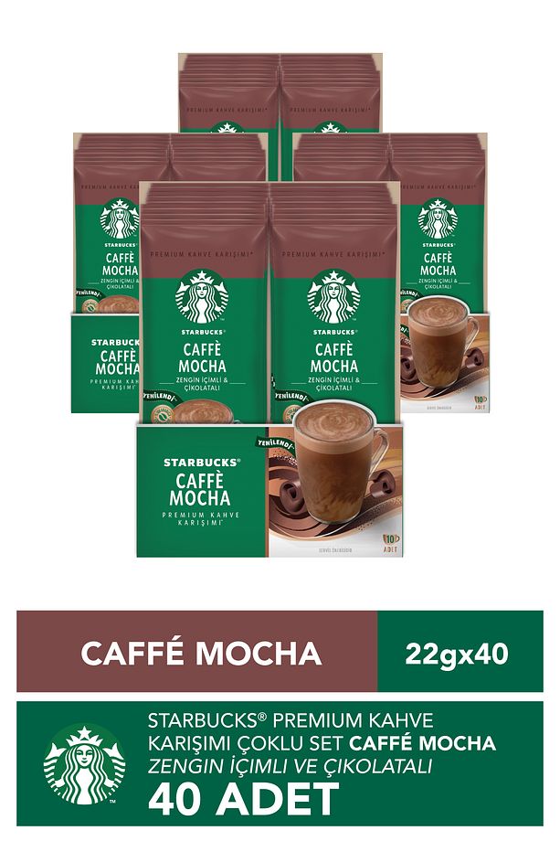 Caffe Mocha Premium Kahve Karışımı 22 gr x 40 Adet - 1