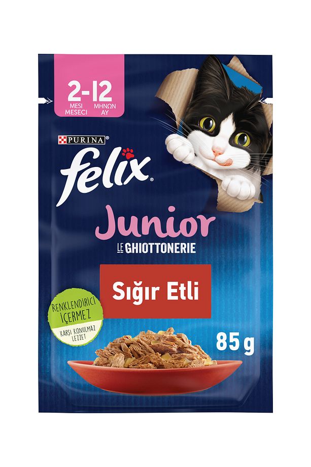 Yavru Sığıretli Yaş Kedi Maması 26 Adet X 85 Gr. ( Yeni Paket) - 2