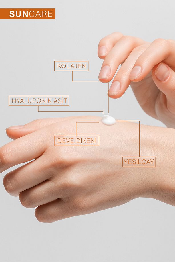 Sun Care Hassas Ciltler İçin Çok Yüksek Korumalı Güneş Kremi 50 SPF 50 Ml - 3
