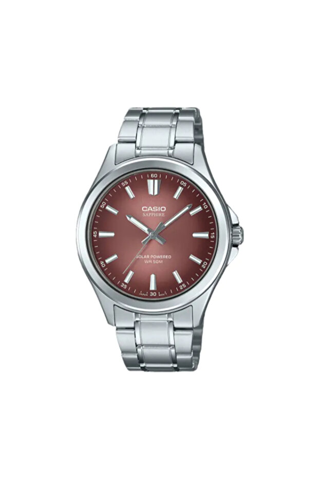 CASIO Men's Analog Brown Dial Watch - MTS-RS100D-5ADF - 1