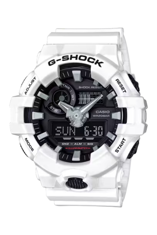 Men's Analog-Digital Black Dial Watch - GA-700-7A