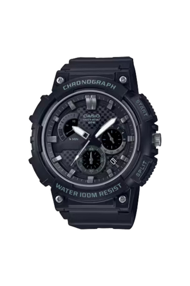 CASIO Men's Analog Black Dial Watch - MCW-200H-1A2VDF