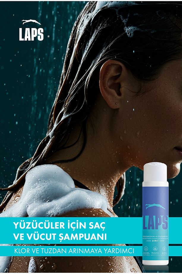 Yüzücüler için Saç ve Vücut Şampuanı - 7