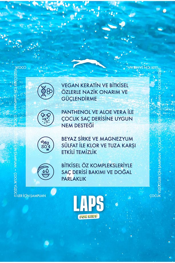 Çocuk Yüzücüler için Şampuan - 3