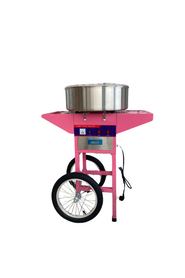 Wheeled Cotton Candy Machine Spring System - No Bell Jar