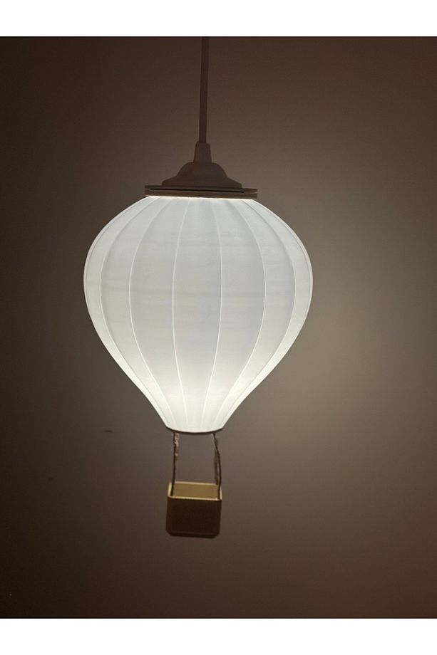 Uçan Balon Tasarımlı Avize | El Yapımı 3D Gece Lambası - 5