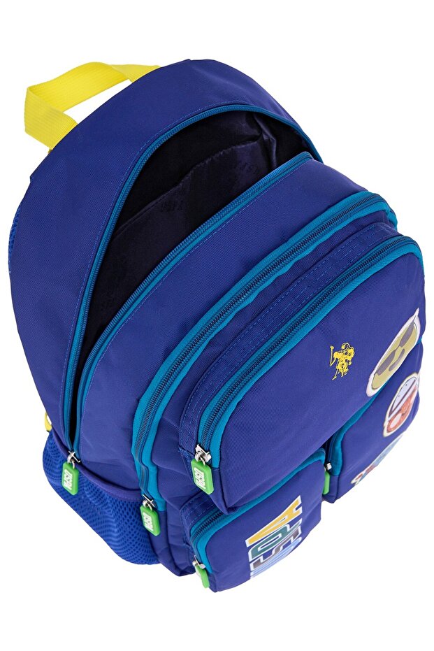 حقيبة ظهر مدرسية باللون الأزرق Plcan25008 - 4