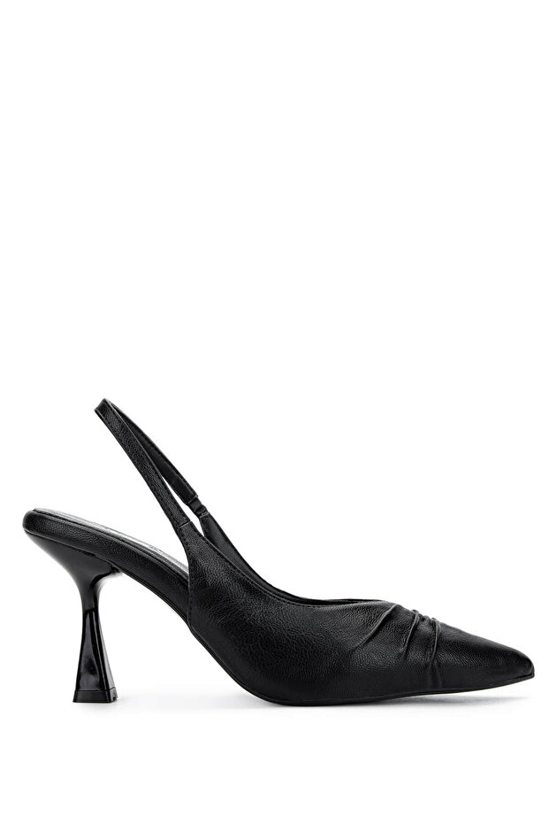 Women's Vegan Black Heeled Shoes