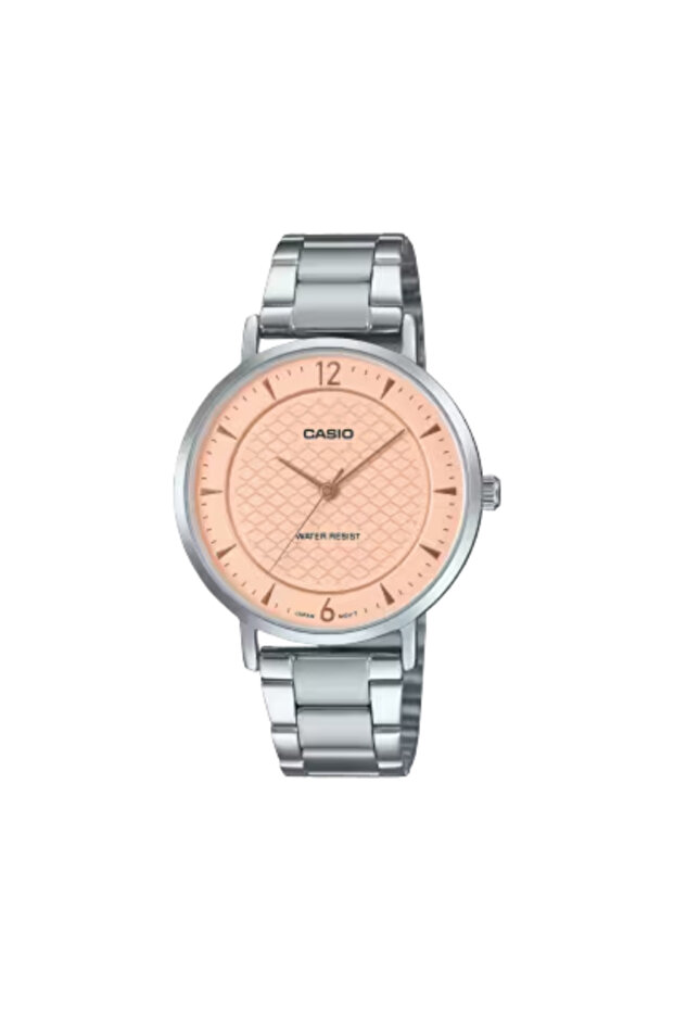 CASIO Women's Analog Peach Dial Watch - LTP-VT04D-4A - 1