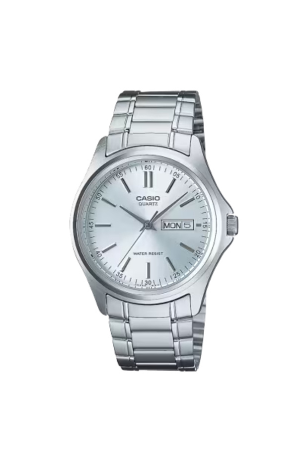 CASIO Men's Analog White Dial Watch - MTP-1239D-7A - 1