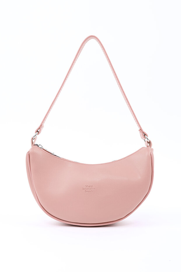 Powder Shk26 Single Compartment Faux Leather Hand and Shoulder Bag L:12 W:26 W:6 cm
