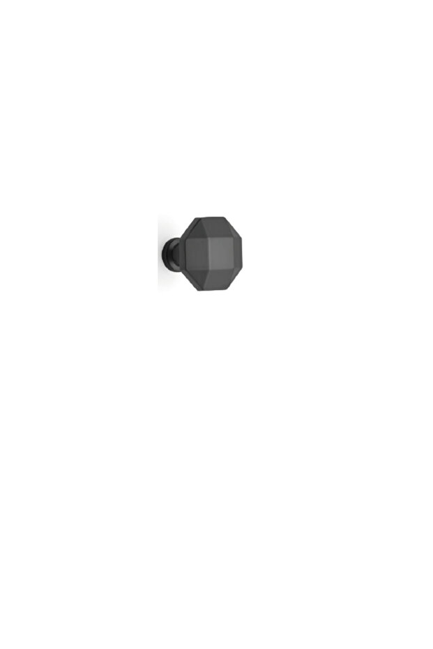 مقبض الأثاث 1908 زر أسود غير لامع
