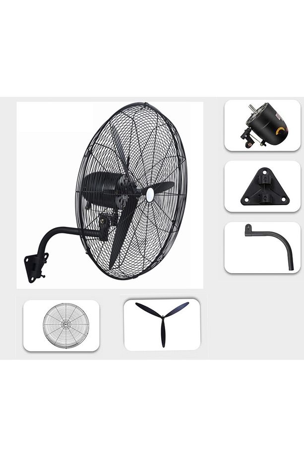 30" Inç Sanayi Tip Vantilatör Duvar Askı Aparatlı - 4