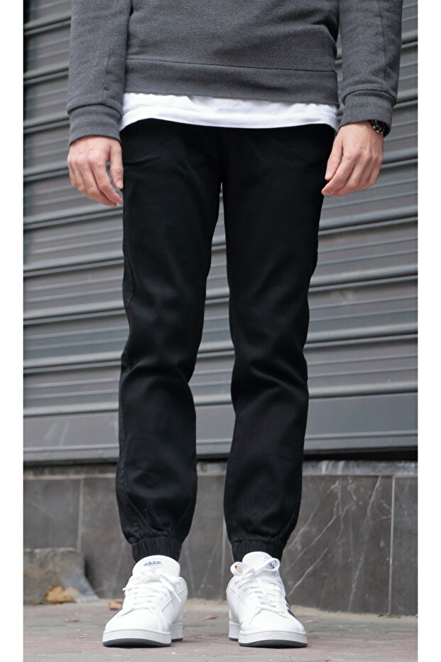 Men's Jogger Pants | Waist and Legs Elastic, Lace-Up, Stretchy Fabric, New Season