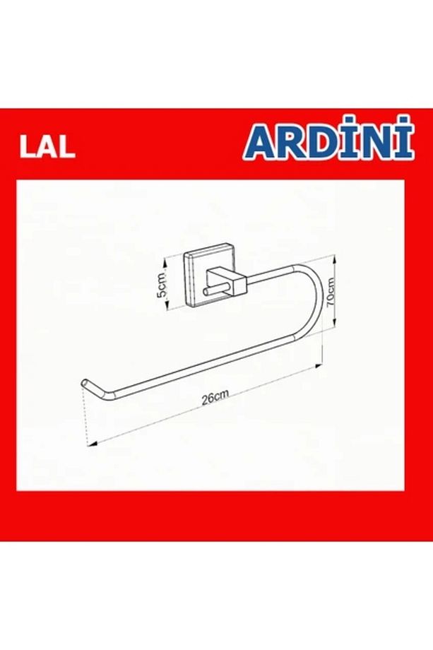Lal Kağıt Havluluk Krom - 3