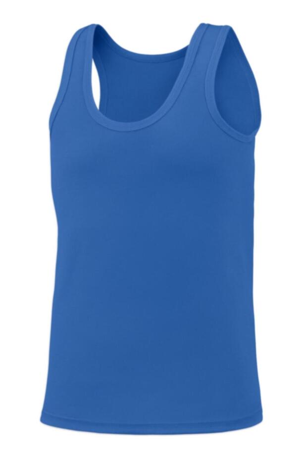 6 Pack Men's Cotton Comfortable Singlets - 2