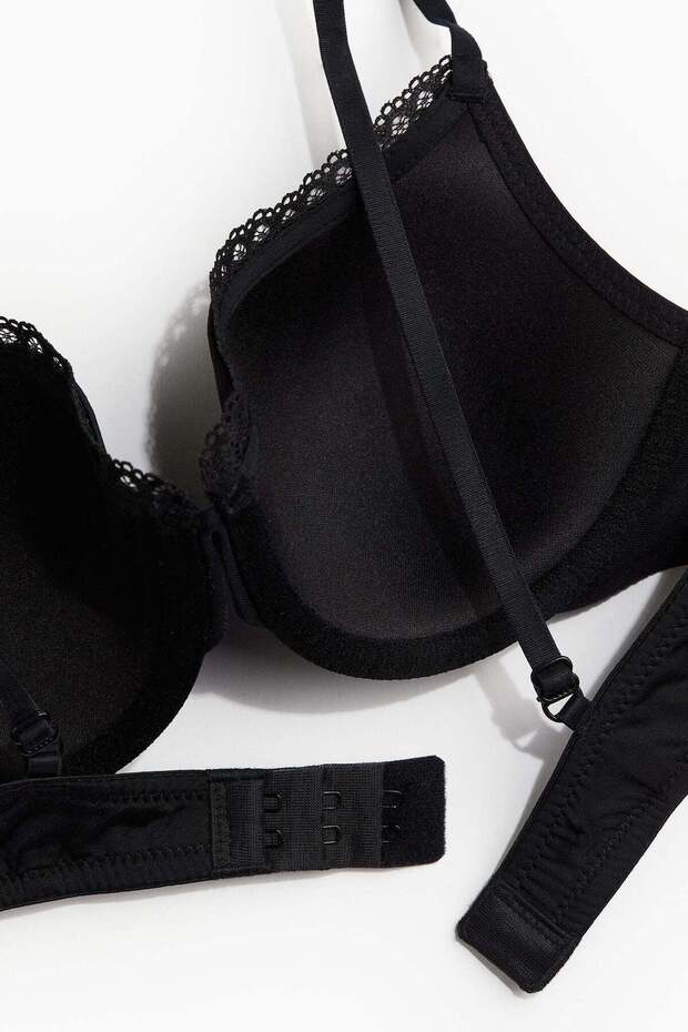 حمالات صدر مبطنة من الألياف الدقيقة مزودة بسلك سفلي مكونة من قطعتين - 3