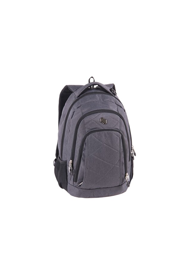 Classic Gray Twill Backpack - 1