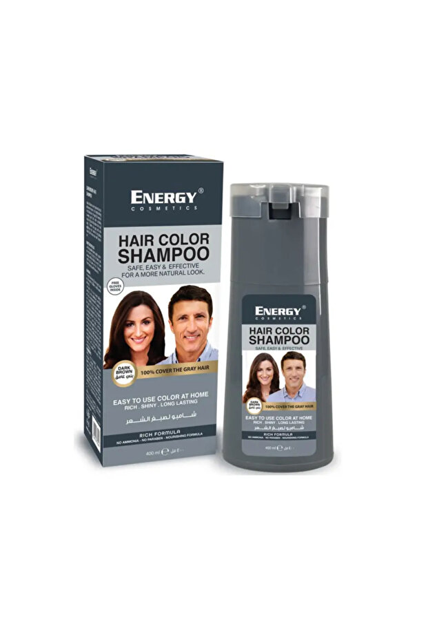 Dark Brown Color Shampoo 400Ml