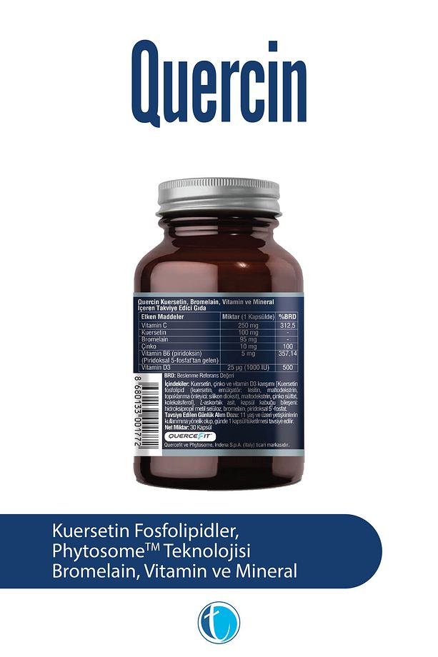 Fitozomal Quercetin 30 Bitkisel Kapsül - 2