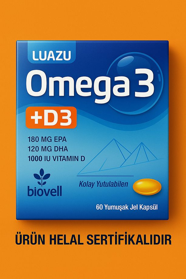 Luazu Omega3 D3 60 Yumuşak Jel Kapsül 3 Adet - 2025 - 11 - 2