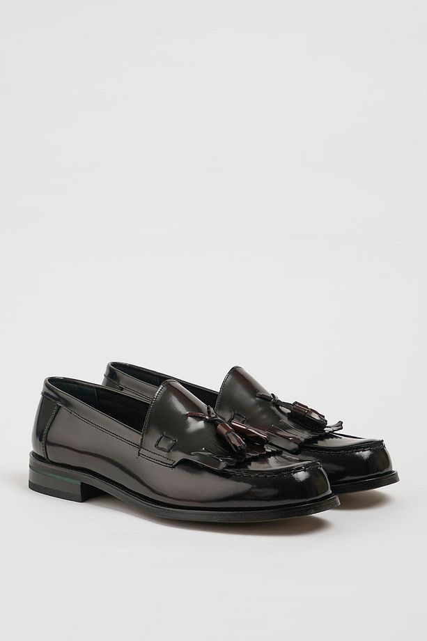 Kuin Model Hakiki Açma Deri Eva Taban Loafer Ayakkabı - 1