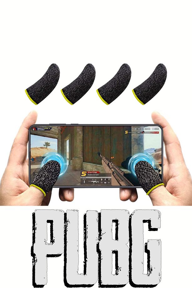 Pubg Parmaklık Eldiveni 2 Çift 4 Adet E-spor Mobile Parmak Eldiven Ultra Hassasiyet - 2