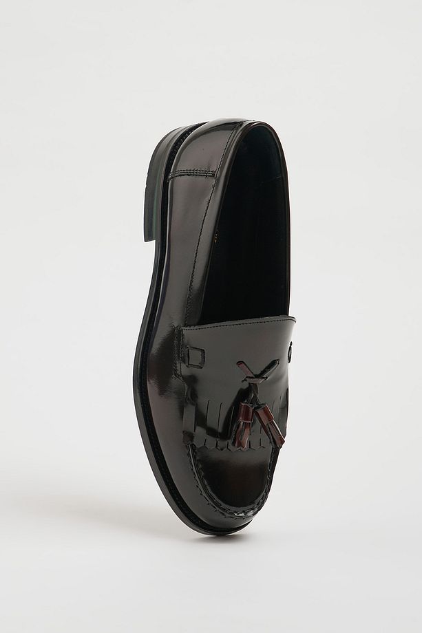 Kuin Model Hakiki Açma Deri Eva Taban Loafer Ayakkabı - 6