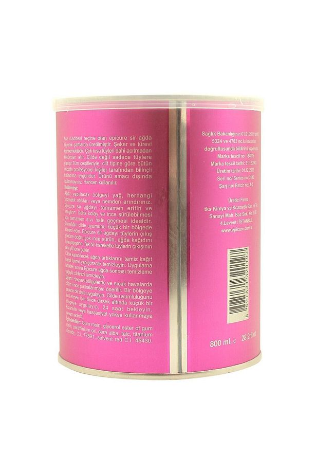 Pudralı Titanium Konserve Ağda 800ml - 2