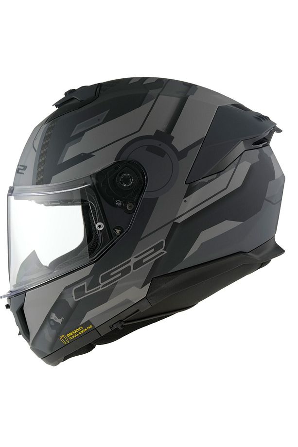 Stream 2 Shadow Mat Tıtanıum-gri Kask 2024 Üretim Yeni Sezon - 4