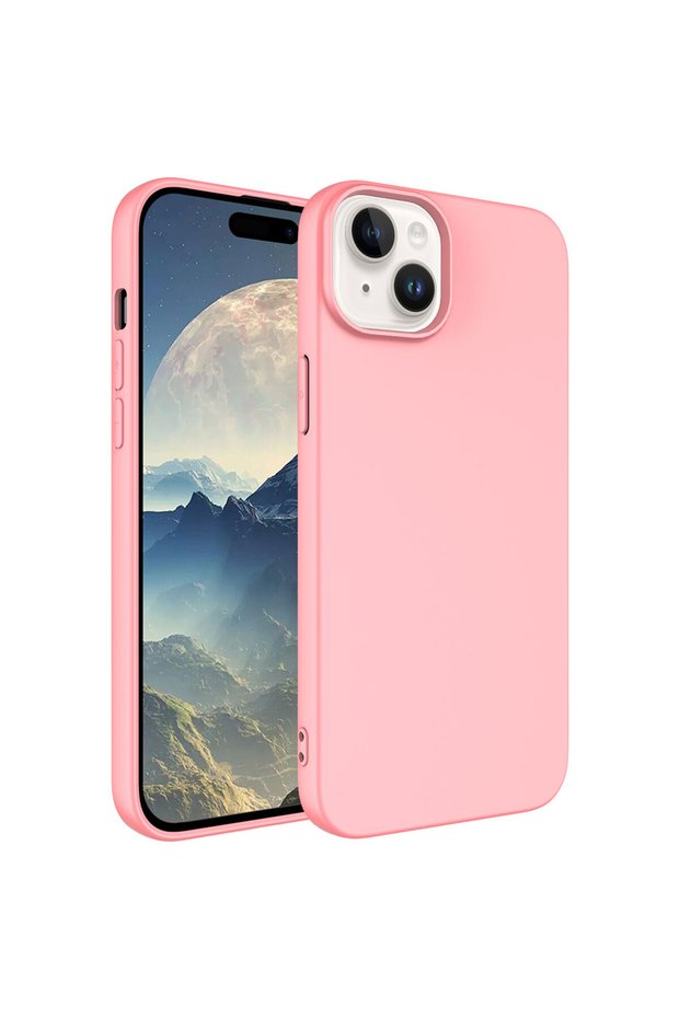 حافظة إطلاق SYS LSR متوافقة مع هاتف iPhone 15 Plus - وردي فاتح